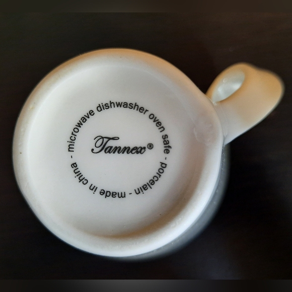 Tannex Porcelain Cappuccino Cups & Snack Plate Saucers Set of 4 - Picture 15 of 15